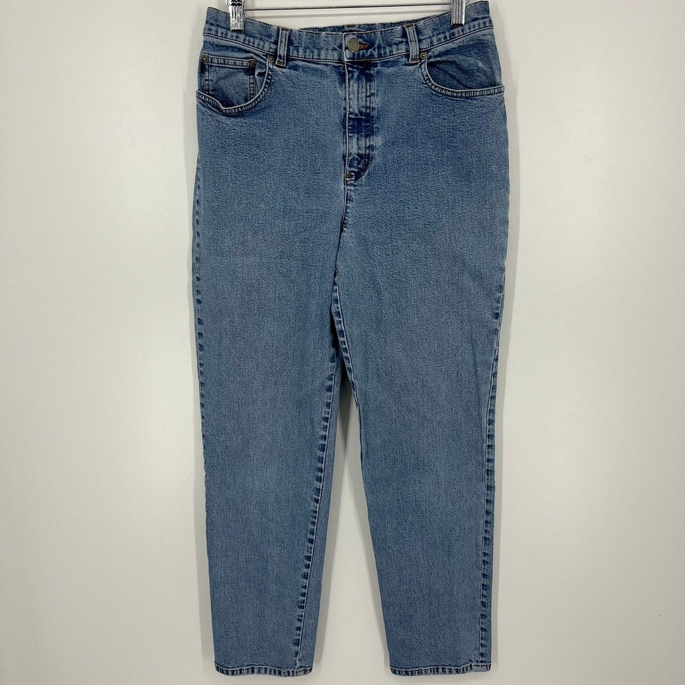 Lauren Ralph Lauren Jeans Co Womens 8 Medium Wash High Rise Straight Leg Jeans